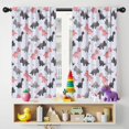 thumbnail image 5 of Blackout Kids Curtains,Cartoon Dinosaurs Flowers Pattern Childrens Insulated Curtains Set Of 2,Bedroom Essentials,Toddler Room Decor 42"x54", 5 of 5