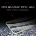 thumbnail image 6 of GoldCherry Camera Armor For iPhone 12 Mini Screen Protector, Front & Back 9H Hardness Tempered Glass Screen Protector [Titanium Edge] Anti-Scratch 0.26mm HD For iPhone 12 Mini 5.4 Inch(Gold), 6 of 8