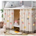 thumbnail image 7 of CAILDANL 2 Panels,Bottom Bunk Bed Curtains Cloth Breathable Bed Canopy Students Curtain Shading Nets for Single Bed, 7 of 7