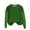 Green, variant on Crewneck Sweatshirts for Women Polka Dot Long Sleeve Oversized Pullover Top,Ladies Fall Winter Warm Sweatshirt Gray L