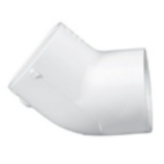 PVC Elbow, 45 Degrees, Socket x Socket, 1 in Pipe Size