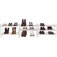 thumbnail image 3 of 3-tier Stackable Mesh Shoe Rack, 3 of 8