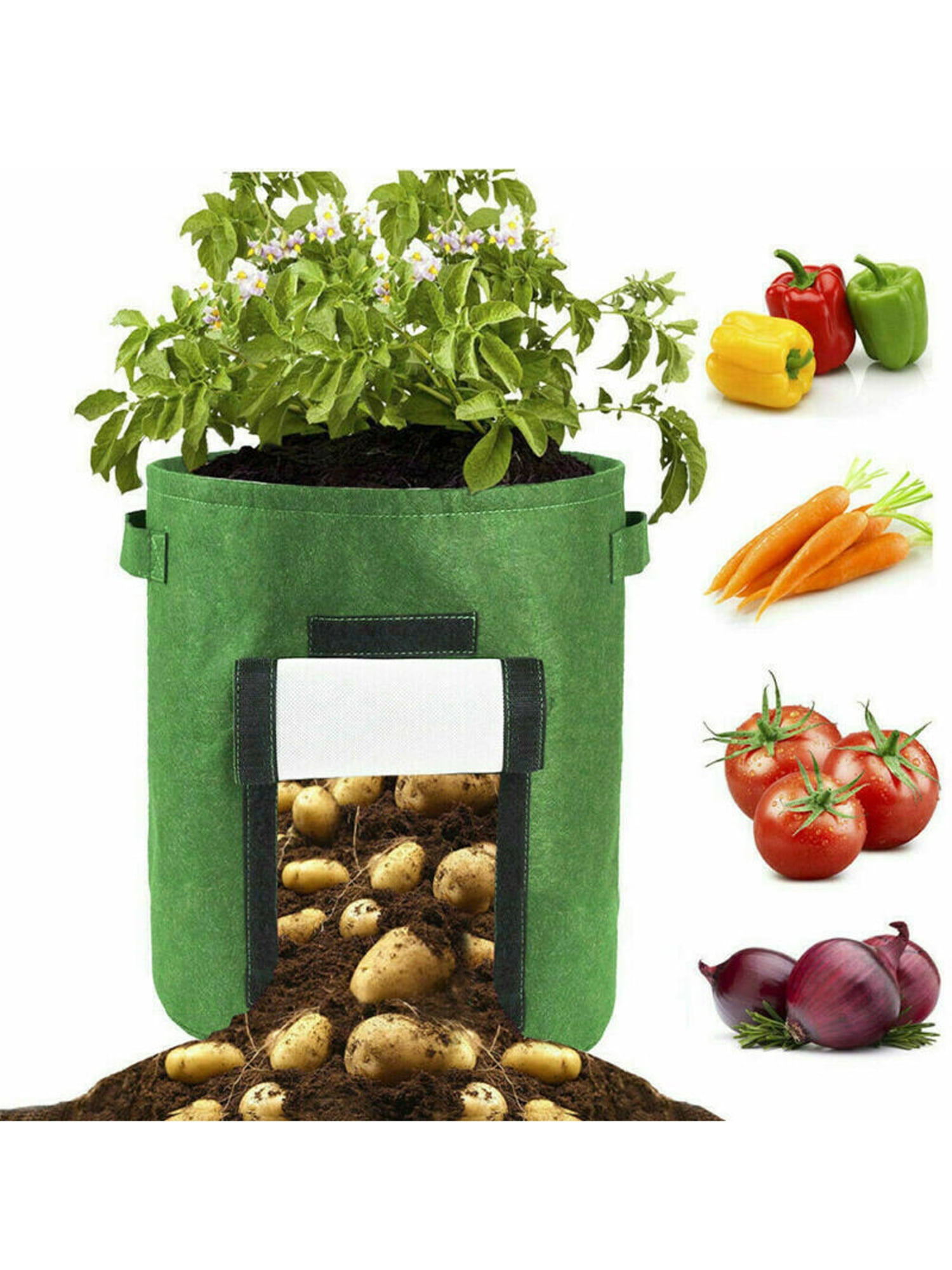 Potato Grow Planter Garden Container Bag Pouch Root Plant Potato Grow Planter Garden Container Bag Pouch Root Plant