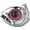Red, variant on Men's Stainless Steel Creative Hip Hop Chinese Koi Carp Cyprinoid Fish Skeleton with Devil Bloody Eye Gemstone Biker Ring