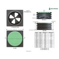 thumbnail image 4 of Aero-Stream AS-R7 Septic Tank Riser kit - 23.5" Diameter X 7" Tall, 4 of 4