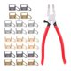 thumbnail image 2 of 22sets 1 "Key FOB Hardware - Llavero de 25 mm FOB Llavero perfecto con 1 unids Key FOB FOB FOB de para LLAVE FOB PULSULTES BOLSA TELÉFON BLESIY Hardware de KeyFob, 2 of 8