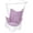 Purple, variant on Hammock Chair, Hanging Rope Swing Seat with 2 Cushions,Macrame Hanging Chair Side Pocket with High Load-Bearing Metal Rod,for Indoor, Outdoor, Extra Comfortable