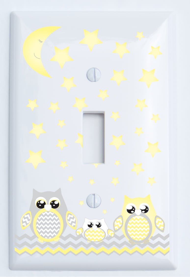 Various Size Light Switchplates Offered Green Owl Light Switch Cover 