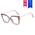 thumbnail image 5 of Gafas cuadradas lisas, montura de gafas para mujer, montura de gafas con protección contra la luz azul, marco de fotos, 5 of 5