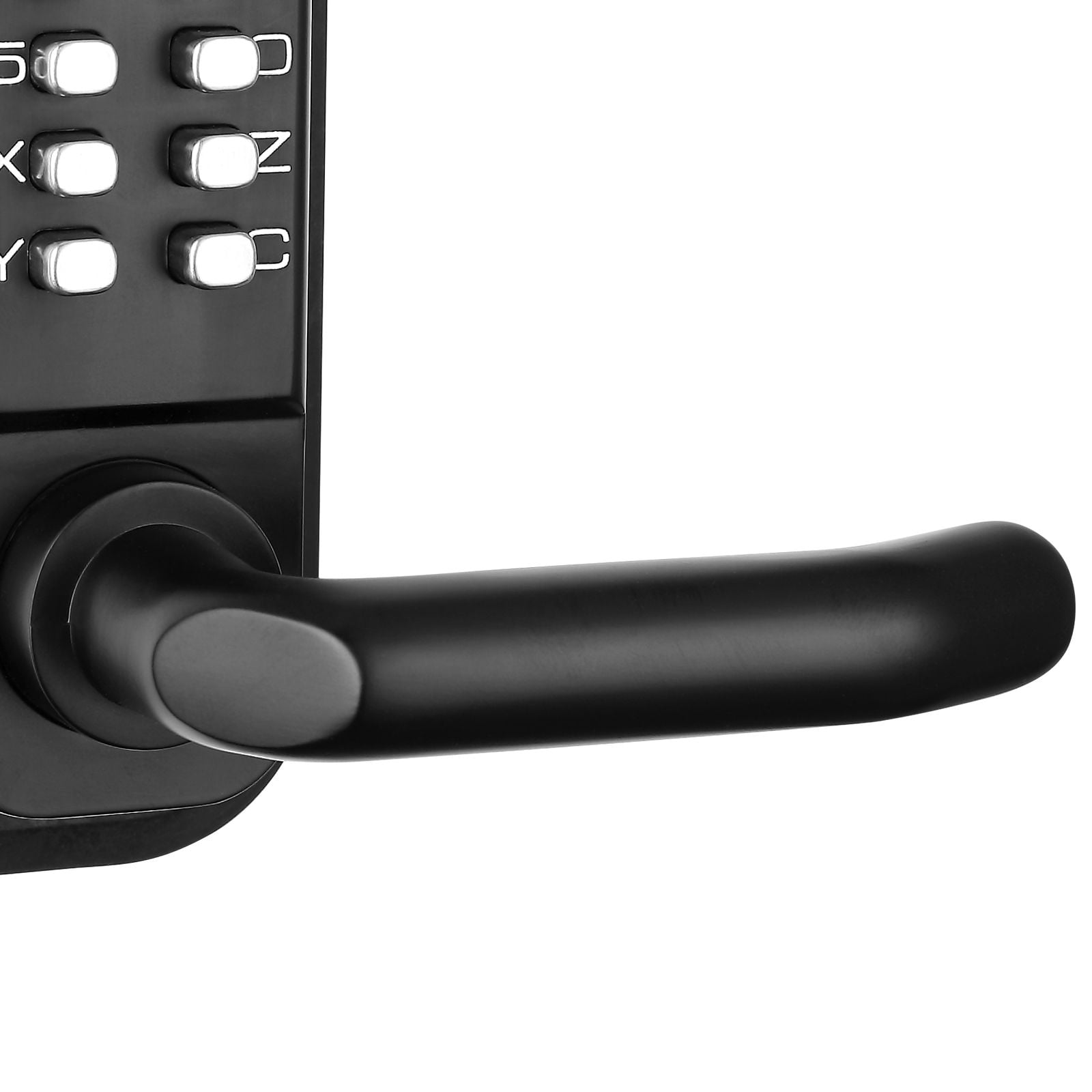 Mechanical Keyless Door Lock Gen2 Double-Sided 4-7 Digit Code No Batteries 1.4-2.5 Inch Door Thickness for Courtyard Gate