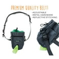 thumbnail image 6 of Mighty Paw Dog Treat Bag Drawstring Closure Pouch includes Carabiner Hook 1 Roll of Pickup Bags and Reflective Belt, 6 of 8