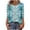 Mint Green-Shirts, variant on Jsaierl 3/4 Sleeve Womens Tops Summer Crew Neck Shirts Retro Graphic Petite Blouses Workout Vacation Tunic Top S-5XL