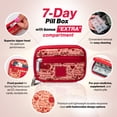 thumbnail image 4 of Made Easy Kit Pill Case - Weekly Medicine Organizer with Removable Seven-Day Vitamin & Supplement Box, 4 of 7