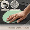thumbnail image 6 of ODIKA 8'x10' Washable Area Rug Vinyl Cd Record Retro Vintage Music Spinning Grooves Concentric Disc Flowing for Living Room, Under Sectional, Family Room , Durable, Non-Slip, 6 of 7