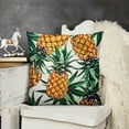 thumbnail image 2 of SHANXI Yellow White Watercolor Summer Fruit Pillowcases Sofa 20x20in, 2 of 5