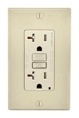 Leviton SmartlockPro 20 Amps 125 V Duplex Light Almond AFCI/GFCI Dual ...