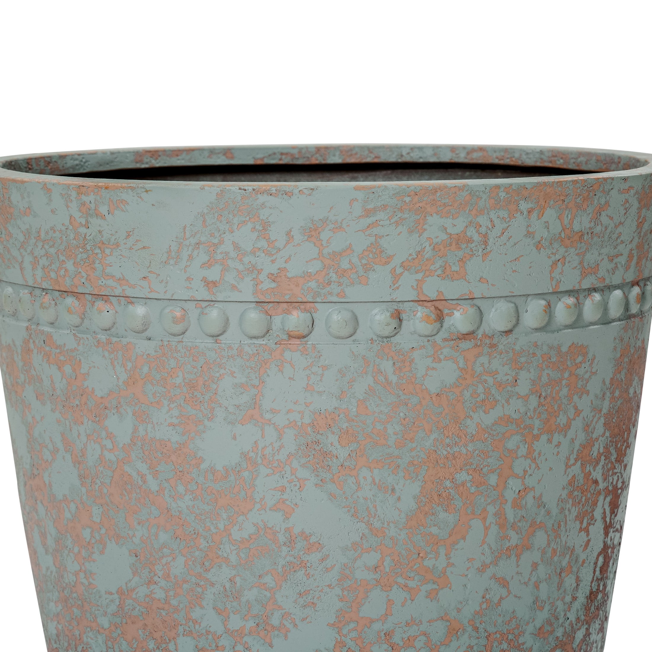 Christopher Knight Home 21.6" Outdoor Urn Planter for Garden, Polyresin Stone Look, Antique Gray