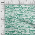 thumbnail image 2 of oneOone Cotton Poplin Sea Green Fabric Asian Japanese Wave Sewing Fabric By The Yard Printed Diy Clothing Sewing Supplies 42 Inch Wide, 2 of 4
