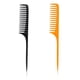 thumbnail image 3 of Jumpingount Peines de cola de dientes anchos de 1 pieza, plástico grueso, portátil, resistente al calor, ligero, resistente al calor, para Cuidado del cabello Negro, 3 of 6