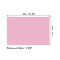 thumbnail image 2 of Uxcell Shrink Plastic Sheet, 29cm x 20cm x 0.3mm Sanded Shrink Films Paper for Craft Pink 5 Pack, 2 of 5