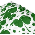 thumbnail image 3 of FREEAMG St. Patrick's Day Clover Shower Curtain, Waterproof Fabric Shower Curtains with 12 Hooks for Bathroom Hotel Spa Home Decor, 60 x 72 Inch, 3 of 6
