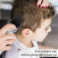 thumbnail image 4 of Professional Hair Clipper Combs Guides, Hair Clipper Guards 1 & 1/4" 1 & 1/2" 2", Mega NO.16 NO.12 NO.10 fits for Most Wahl Clippers(Black), 4 of 16