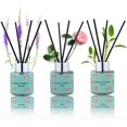 thumbnail image 1 of Binca Vidou Reed Diffuser Set Lavender Vanilla Rose Reed Oil Diffusers for Bedroom Living Room Office 50ml * 3, 1 of 7