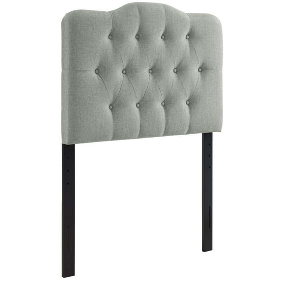Ergode Annabel Twin Upholstered Fabric Headboard - Gray