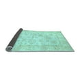 thumbnail image 2 of Ahgly Company Indoor Square Oriental Light Blue Traditional Area Rugs, 6' Square, 2 of 4