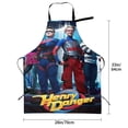 thumbnail image 2 of Henry Danger Kitchen Cooking Aprons Adjustable Waterproof Apron Bib Apron with 2 Pockets for Men Women Chef, 2 of 7