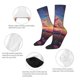 thumbnail image 4 of Fotbe Dreamy Dandelion Sunset Calcetas Largas con Estampado para Hombre y Mujer – Calcetas de Compresión Transpirables y Elásticas, Viajar y Uso Diario Talla 5-11, 4 of 6