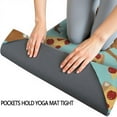 thumbnail image 3 of Boxer Dog Pitbull Terriers Dog and Pizza Hot Yoga Mat Towel Non Slip for Hot Yoga - Quick-Drying Yoga Mat Cover with 4 Corner Pockets with Travel Bag - Hot Yoga Towel Non Slip 70"x26", 3 of 6