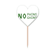 thumbnail image 1 of No hay dolor no gana Etiqueta del corazón de la bandera del palillo de dientes, 1 of 3