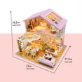 thumbnail image 2 of Casa de muñecas Irfora Casa de muñecas en miniatura DIY Kit de casa de muñecas de madera con muebles con luz LED Música Sweet Time Irfora Casa de muñecas, 2 of 7