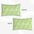 thumbnail image 2 of Goofa Cute Frogs Pattern Pillow Case – Plush & Soft Cushion Cover, Hypoallergenic Throw Pillow Case for Comfortable Sleep with Envelope Closure-20"x30", 2 of 6