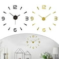 thumbnail image 6 of Home Decor Clock 3D Mirror Wall Clock 3D Decorative Clock Acrylic Material Customizable Dimensions Home Office Convenient Usage, 6 of 10