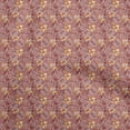 thumbnail image 1 of oneOone Cotton Cambric Maroon Fabric Tropical Tribal Texture Fabric For Sewing Printed Craft Fabric By The Yard 56 Inch Wide, 1 of 5