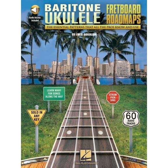 Fretboard Roadmaps - Baritone Ukulele Book/Online Audio, (Paperback)