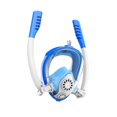 thumbnail image 4 of Máscara de snorkel de cara completa para niños con función antivaho Azul, 4 of 9
