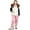 za-Pink, variant on Kids 2 Piece Snowsuit Set Girls Winter Hooded Puffer Jacket and Snow Bib Pants Boys Waterpfoof Snowboarding Ski Suits Suits Winter Insulated Outfit
