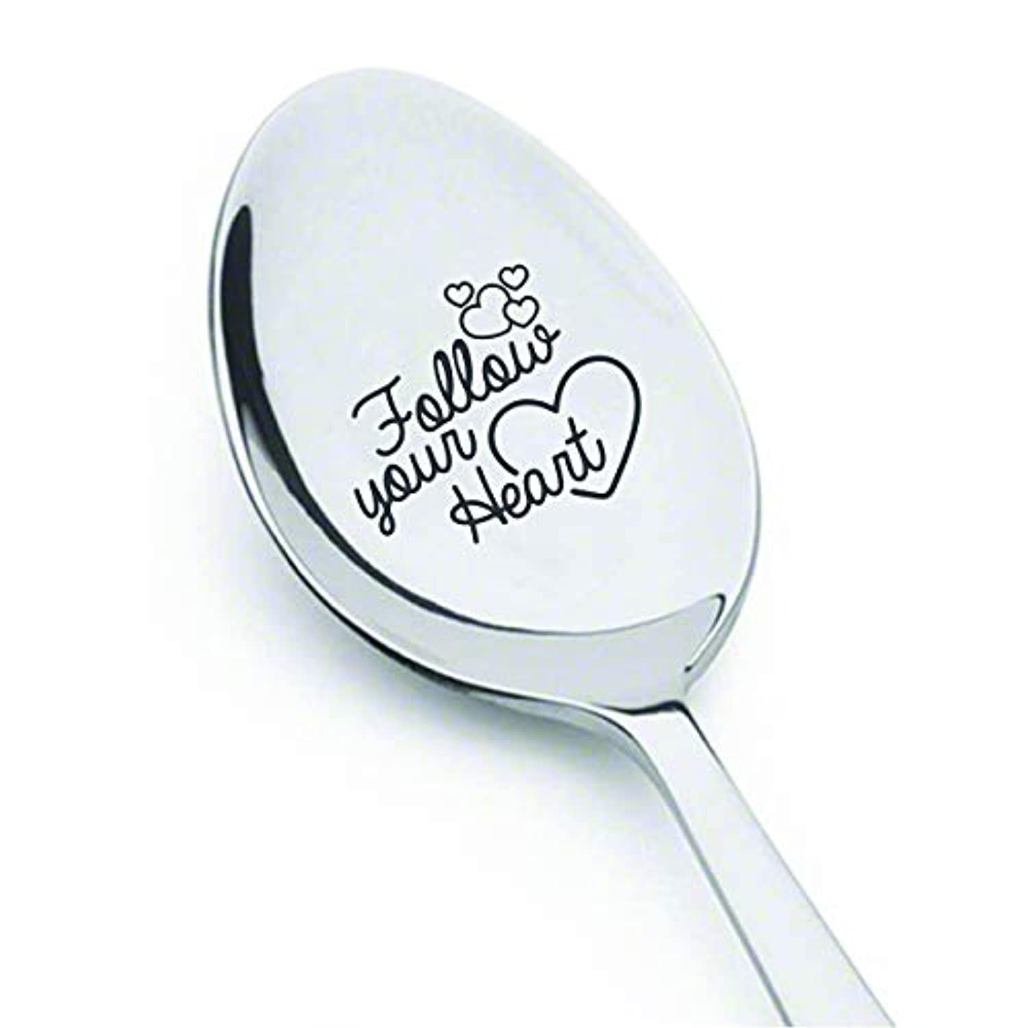 Ice Cream Spoon with Name and Heart Keepsake for Christmas or Birthday Cutest Small Gift