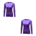 thumbnail image 3 of Qarigey Camiseta con cuello redondo, ropa interior térmica básica, camisetas cálidas de manga larga de secado rápido, camiseta Type1 NO1, 3 of 6
