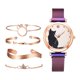 thumbnail image 5 of Elegante reloj de 34 mm para mujer con , conjunto de , banda de Púrpura Hugo brazalete de reloj de acero inoxidable, 5 of 10