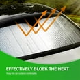 thumbnail image 5 of Topboutique Car Front Windshield Sunshade,Windshield Cooling Cover for Car,Foldable Reflective Sun Visor to Protect Car from Harmful UV Rays,Car Front Window Sun Protector,51''x23'', 5 of 8