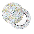 thumbnail image 2 of Kdxio Beautiful wild flower forest Stool Covers Round,Stretch Round Bar Stool Covers Washable Bar Stool Cushion Slipcover for 12-15 Inch Chair-12 inch, 2 of 7