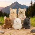 thumbnail image 7 of Adorable Mouse Plush Doll Soft Animal Plushie Cute Stuffed Figure for Cozy Bedroom Bedside Decoration Delightful Gift for Teens and Collectors , 1Pack Gray, 7 of 7