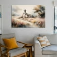 thumbnail image 6 of Christmas Christian Wall Art Country Church Watercolor Art Poster Bible Painting Art Poster Decorative Painting Canvas Wall Art Living Room Posters Bedroom Painting 12x18inch(30x45cm), 6 of 6