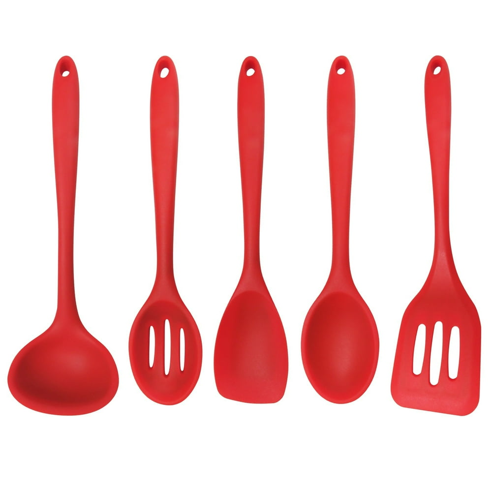 mini silicone utensil set