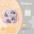 thumbnail image 3 of GASTROPOD Period Bag,Pu Leather Siamese Cat Pattern Pad Pouch for Menstrual Pad,Sanitary Napkins,Menstrual Tampons,Portable Period Pouch for Teen Girls Women Ladies,Pink2, 3 of 7