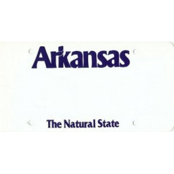 Design It Yourself Custom Arkansas Plate #2. Free Personalization on Plate